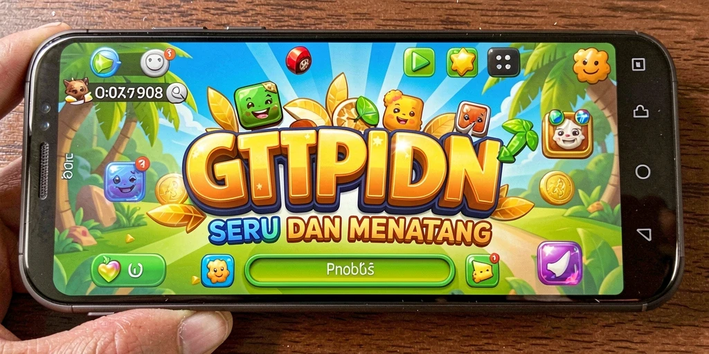 Tampilan gameplay GTPIDN dengan tantangan Match-3 yang seru.