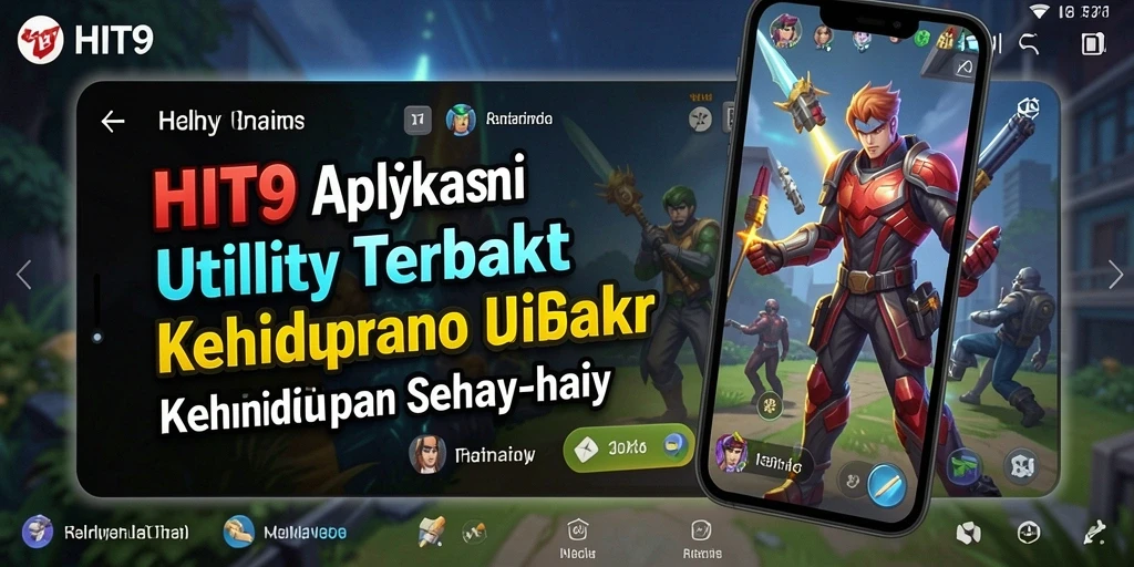 Screenshot HIT9 menunjukkan tampilan antarmuka yang ramah pengguna dan fitur pengingat.