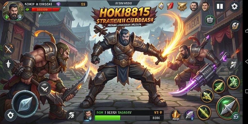 Tampilan gameplay HOKI8815 yang menegangkan dan penuh strategi.