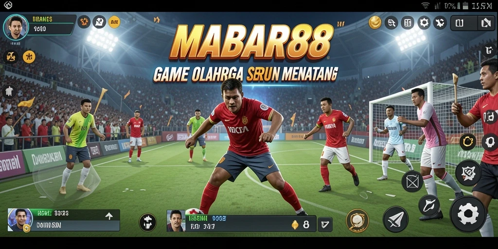 Tampilan utama gameplay MABAR88 yang memukau.