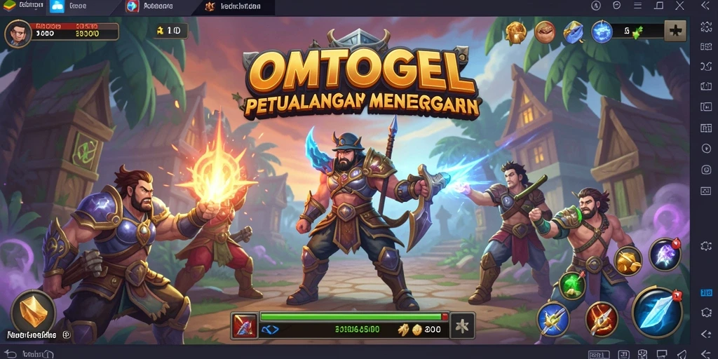 Tampilan gameplay OMTOGEL yang menakjubkan dan menarik.