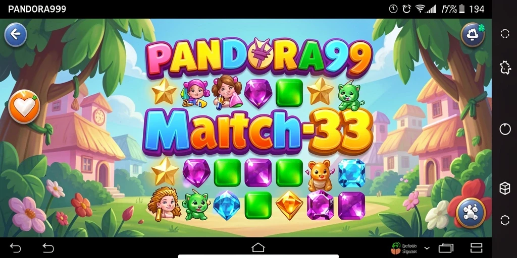 Tampilan gameplay PANDORA99 yang seru dan penuh warna.