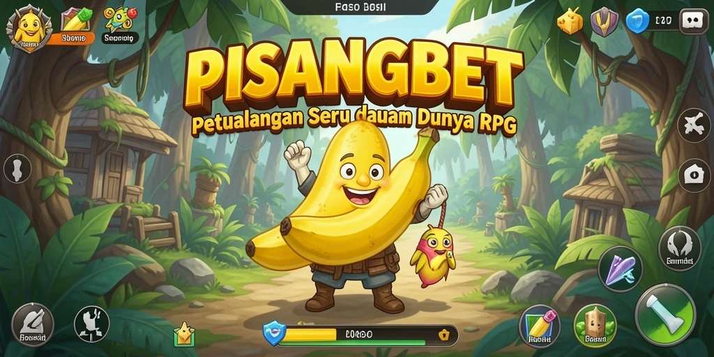 Tangkapan layar gameplay PISANGBET menampilkan aksi seru dalam pertarungan RPG.