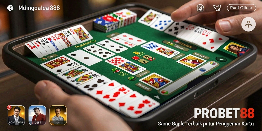 Gameplay seru Gaple dengan fitur menarik dan interaksi yang menyenangkan.
