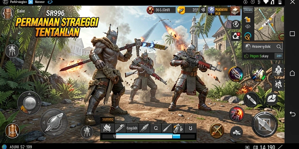 Tampilan menarik dari gameplay strategis SR996 yang mengasah kemampuan berpikir.
