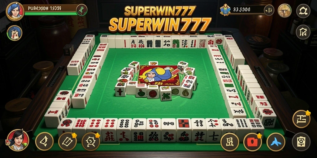 Tampilan gameplay SUPERWIN777 yang menarik dan seru saat bermain Mahjong.