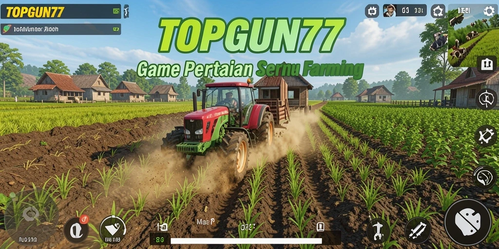 Gameplay menarik dari TOPGUN77 dengan grafik pertanian yang memukau.