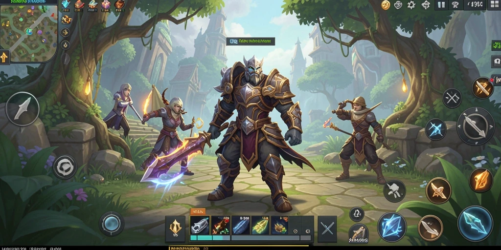 Screenshot V98 menampilkan aksi seru dalam gameplay MMORPG.